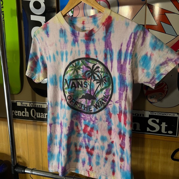 Vans Multicolor Tie-Dye Tee Mens size small - Picture 1 of 6